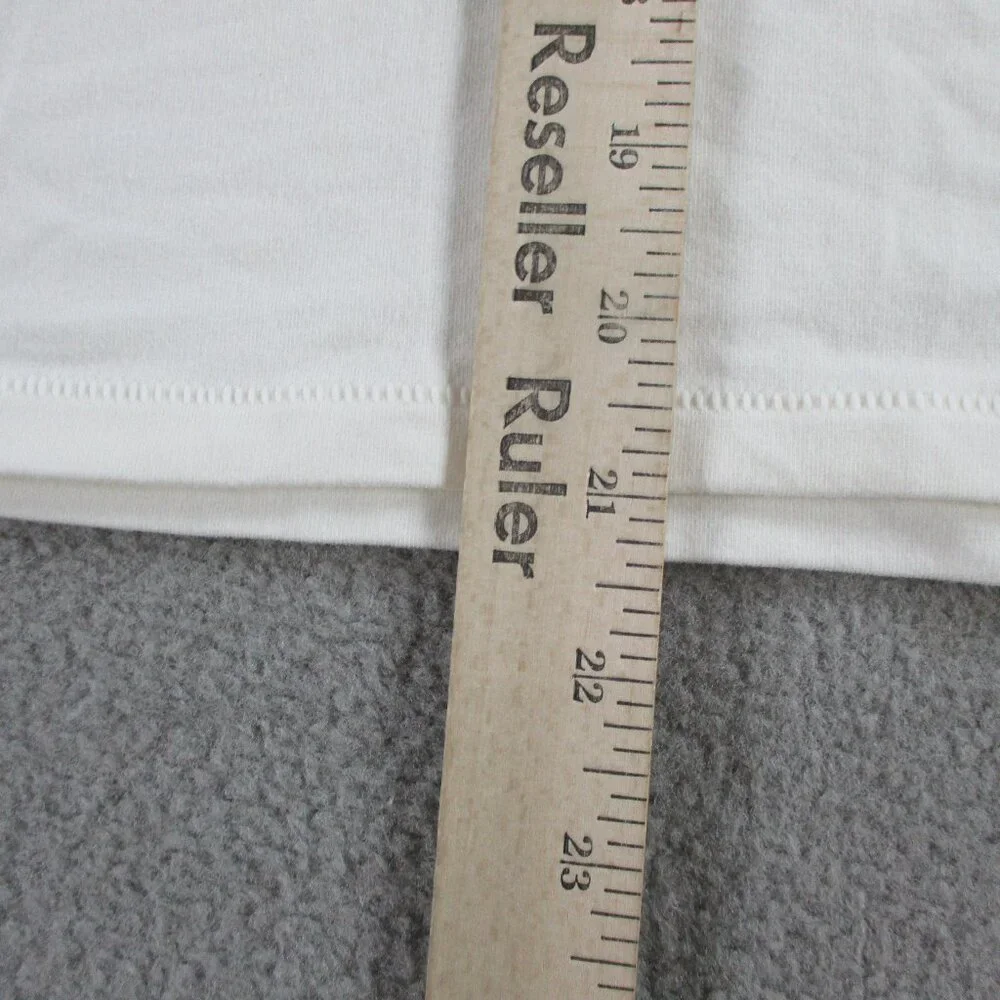 SKIMS Cotton Jersey Long Sleeve Scoop Neck T Shirt Womens Medium Marble Top NWT - Picture 8 of 9